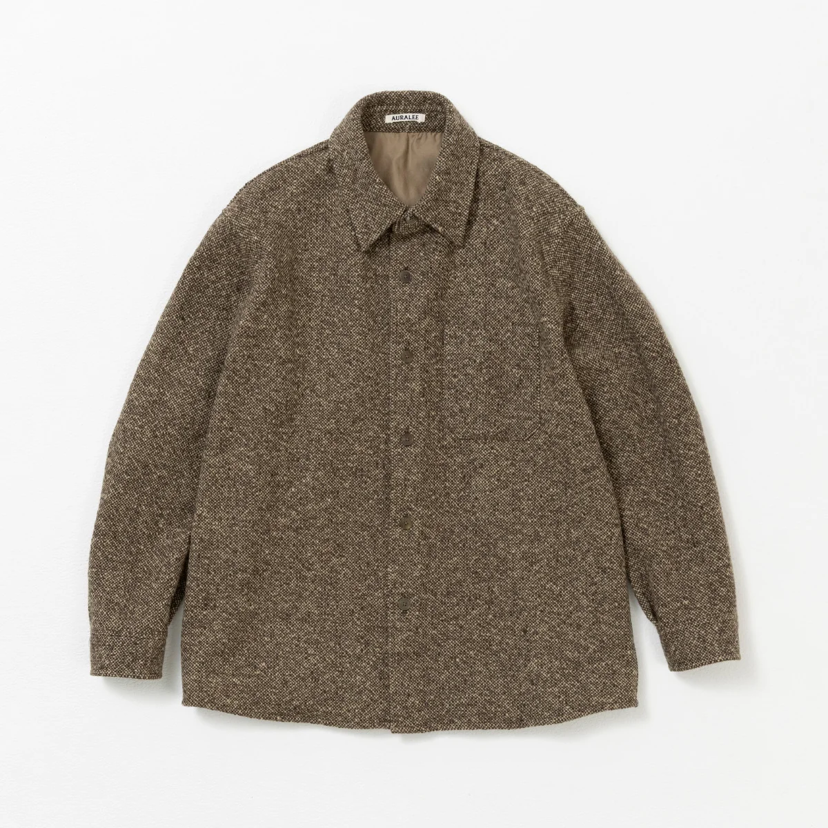 AURALEE｜ツイード シャツブルゾン