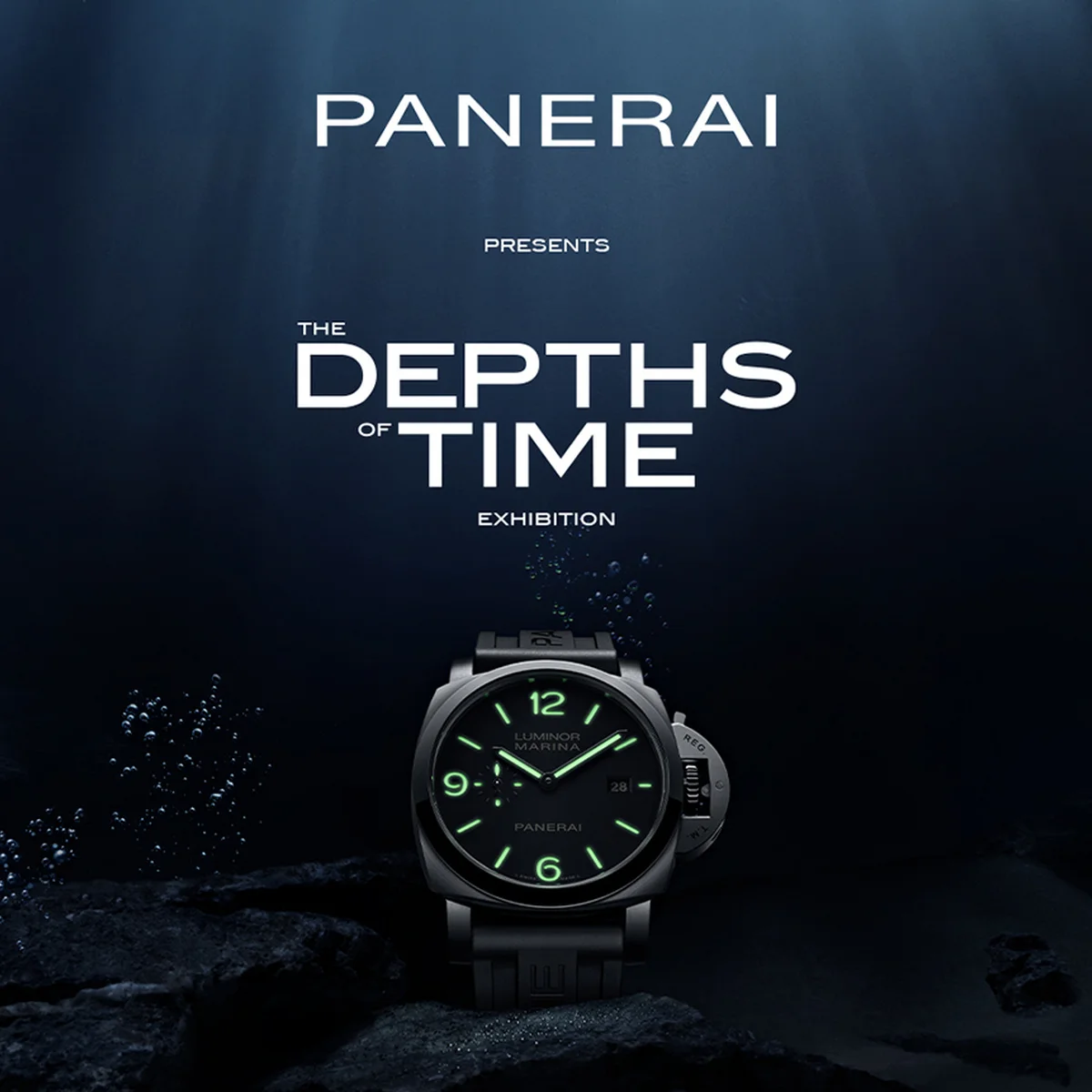 パネライの歴史を潜る。「The Depths of Time 時の深淵」展が伊勢丹新宿で開催【5月6日〜12日】
