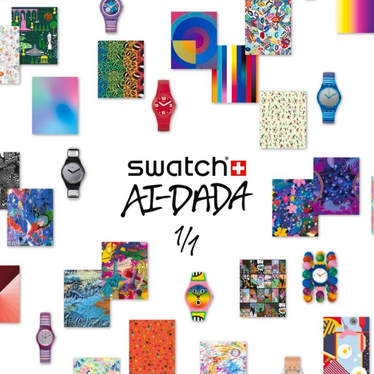 【差がつく大人のスウォッチ】AIでつくる唯一無二のカスタムウォッチ「AI-DADA」【SWATCH】