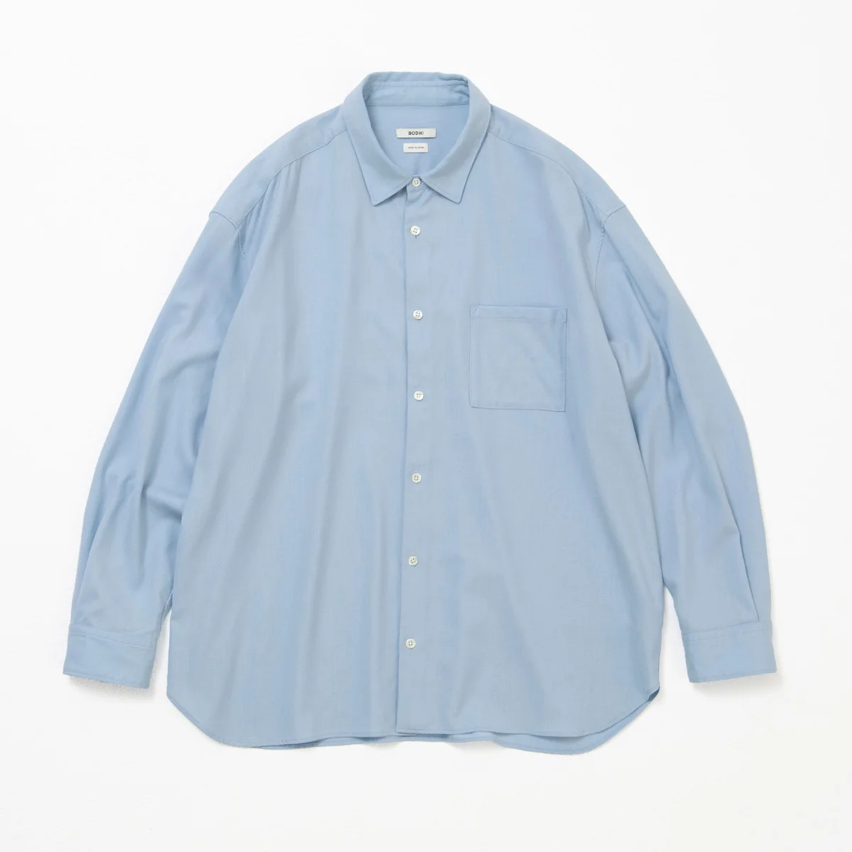 BODHI｜カシミヤ レギュラーカラーシャツ