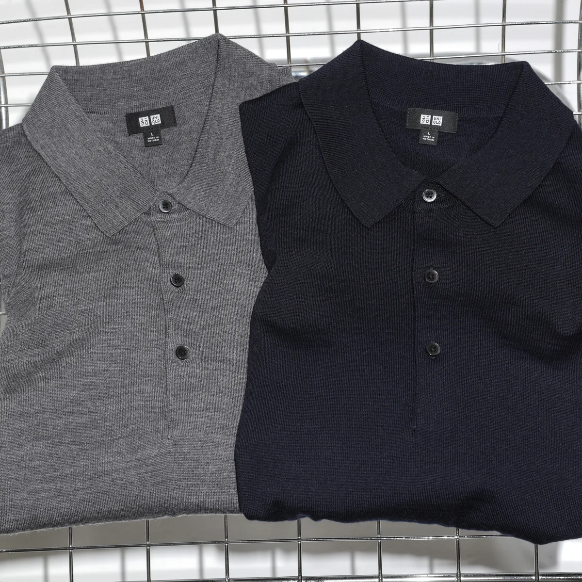 UNIQLOのニットポロシャツ