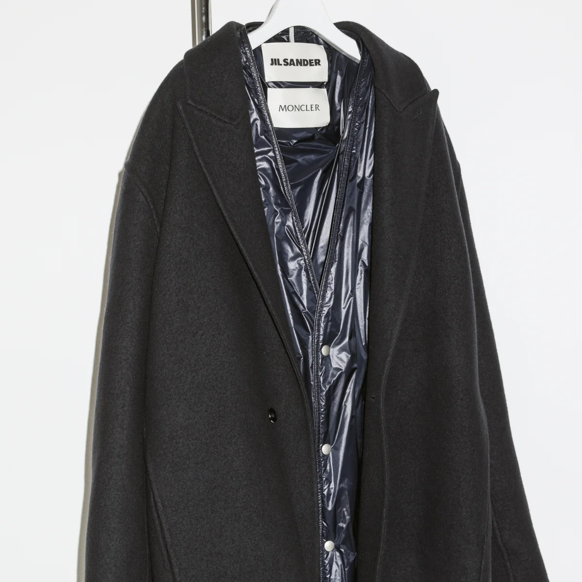 Moncler + Jil Sanderのダウンウールコート