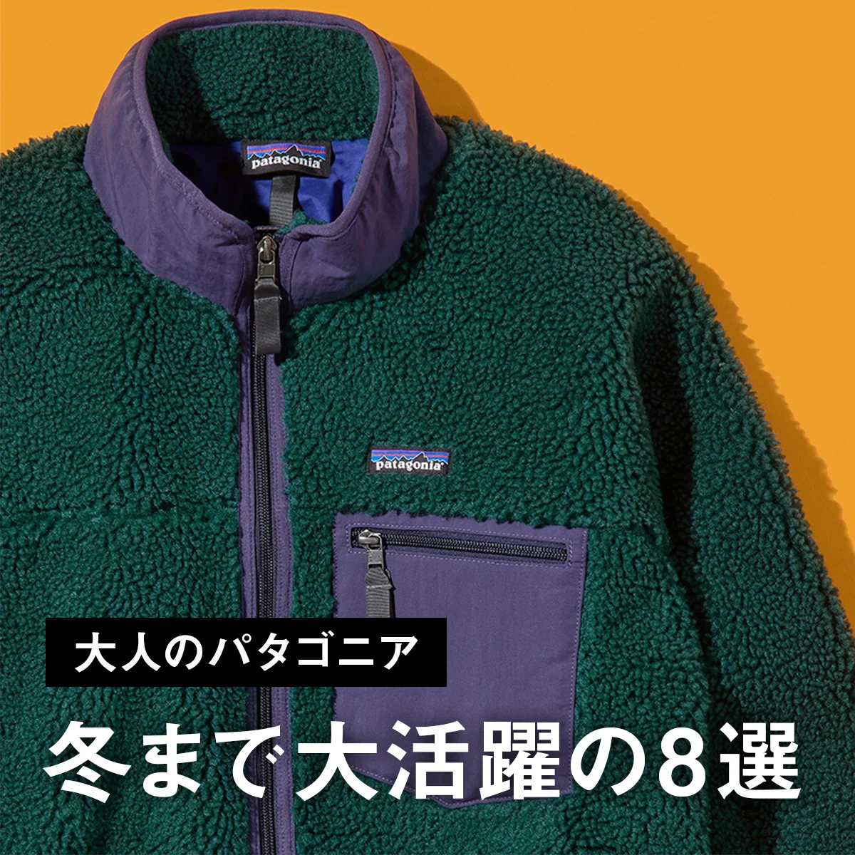 【大人のパタゴニア】不朽の名作「レトロX」がリニューアル！　フード付きの新型フリースやベスト、待望のサコッシュなど冬まで大活躍の8選