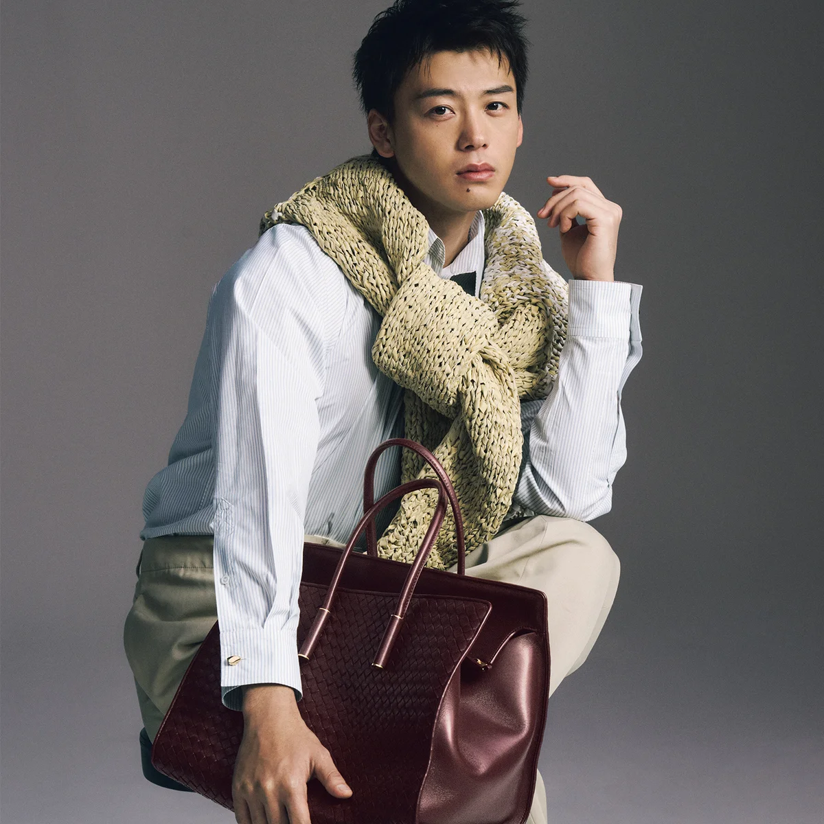 竹内涼真と「編む」ボッテガ・ヴェネタの未来