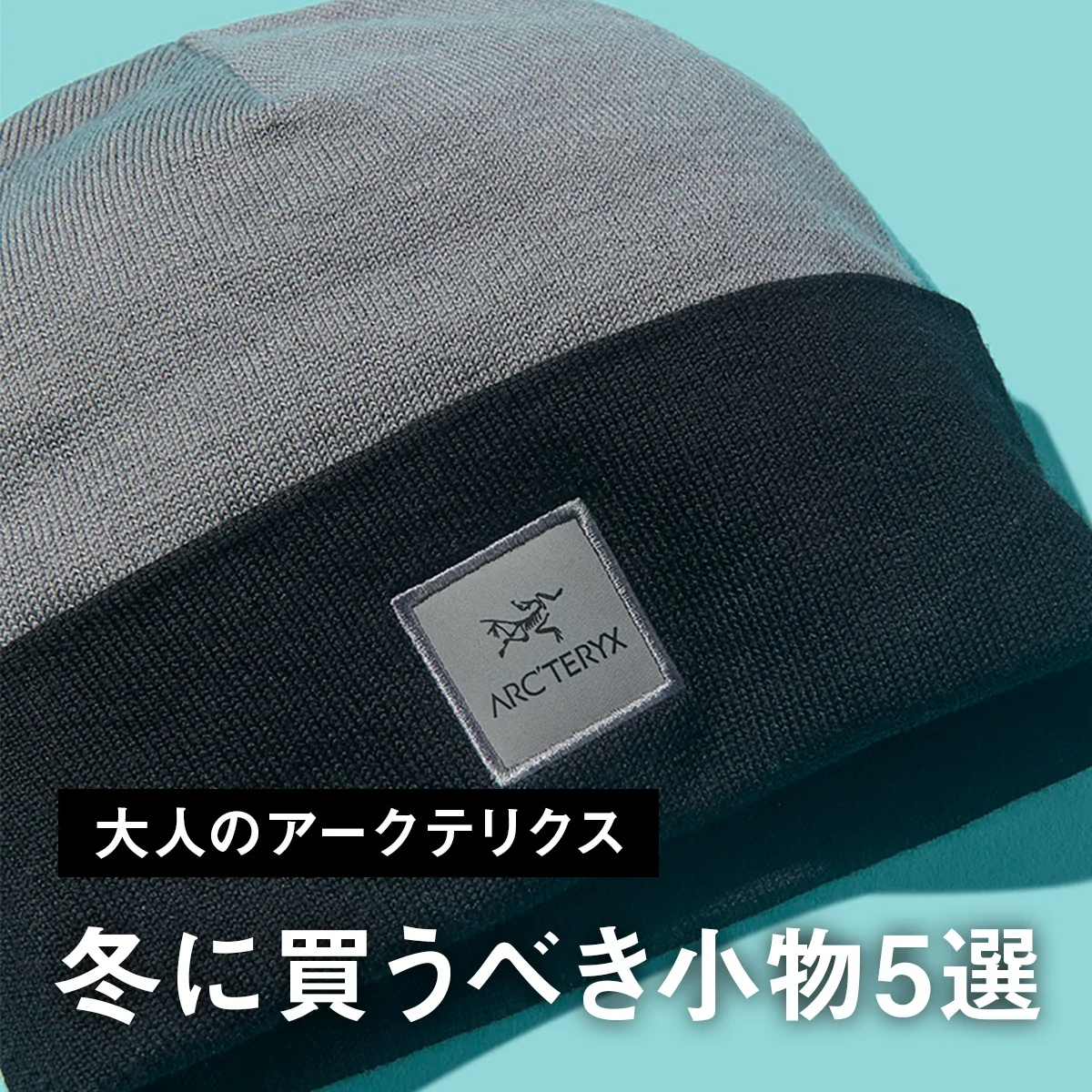 【大人のアークテリクス】冬に買うべき小物5選。「グランヴィル」人気バッグの新色やあったかビーニー、タフなギアオーガナイザーまで
