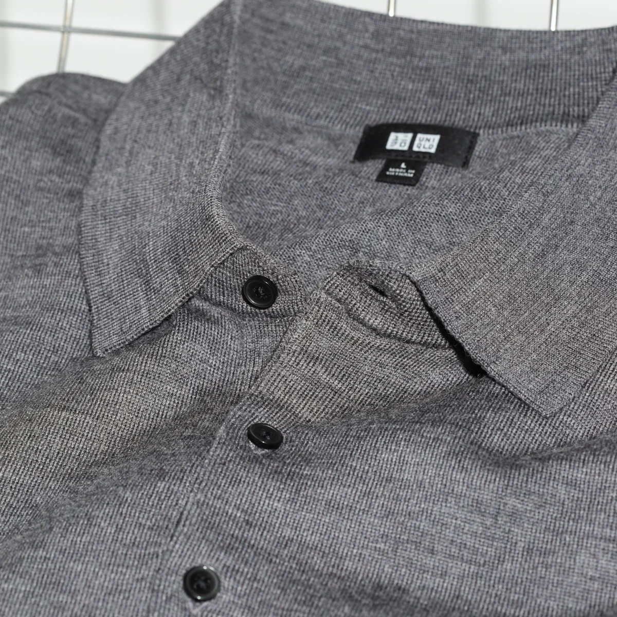 UNIQLOのニットポロシャツ