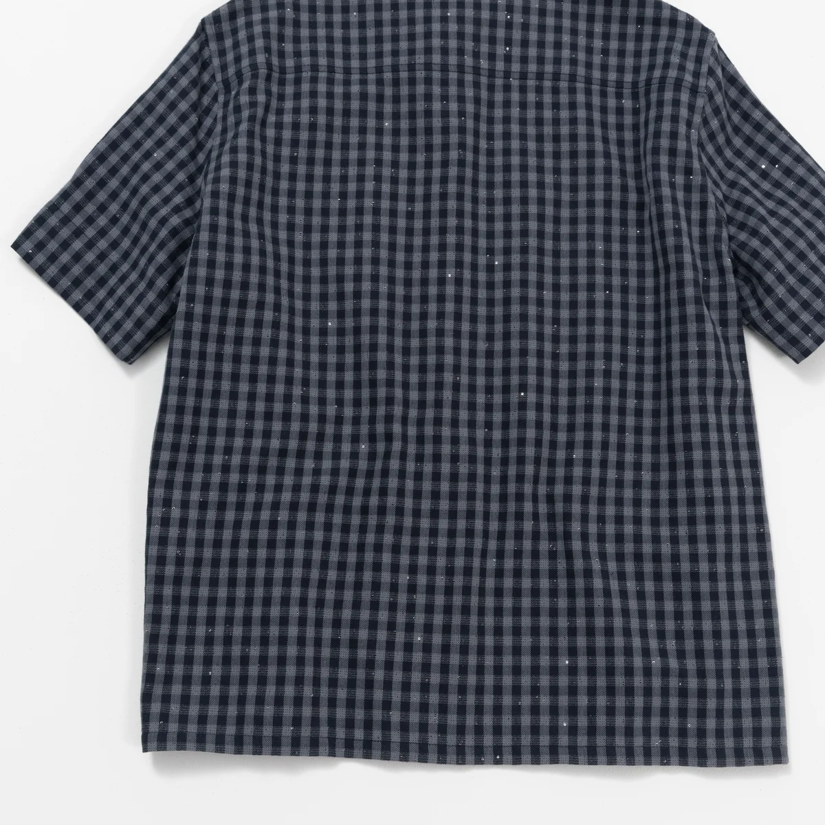 MASU｜SPARKLING PLAID HALF SLEEVE SHIRT