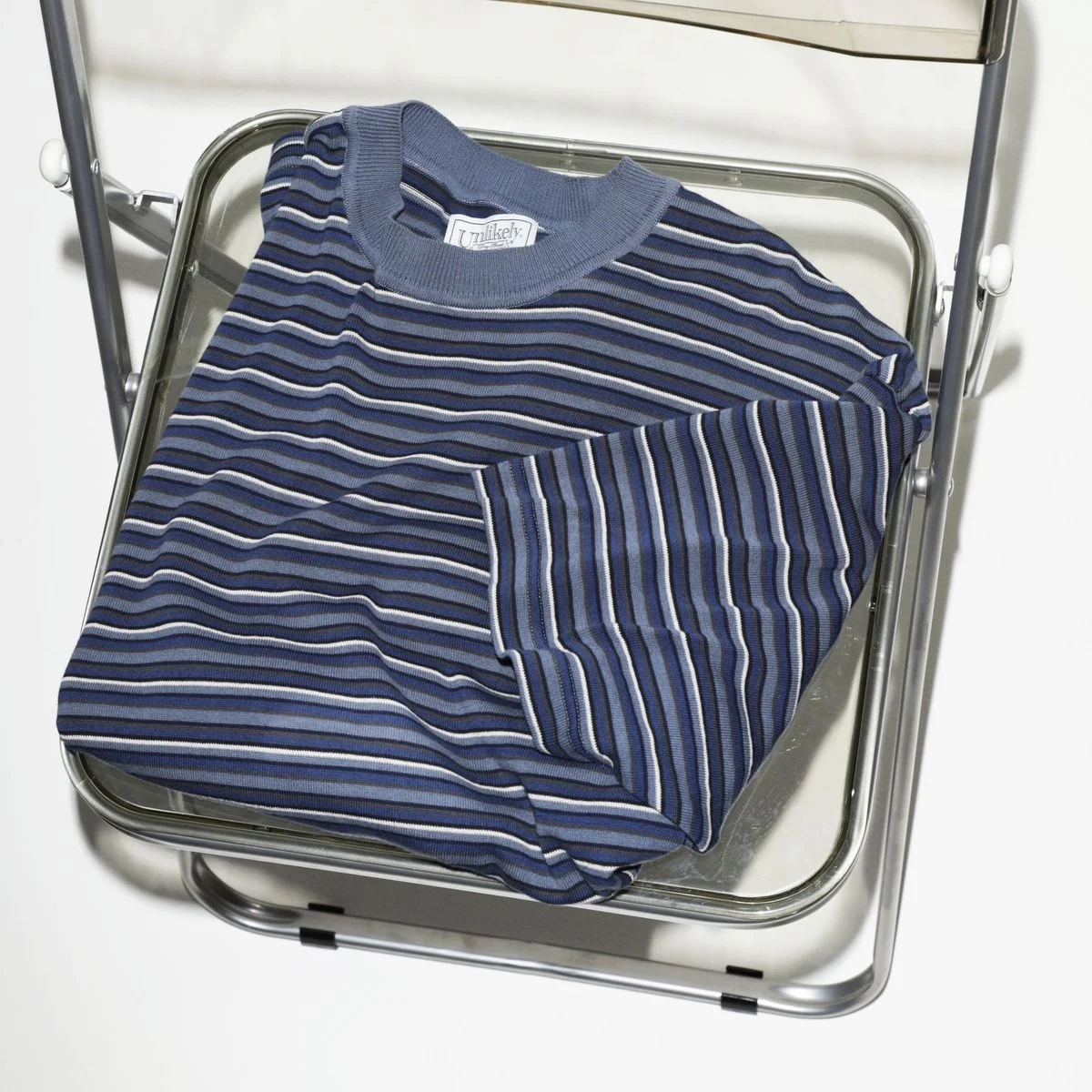 UnlikelyのボーダーニットTシャツ