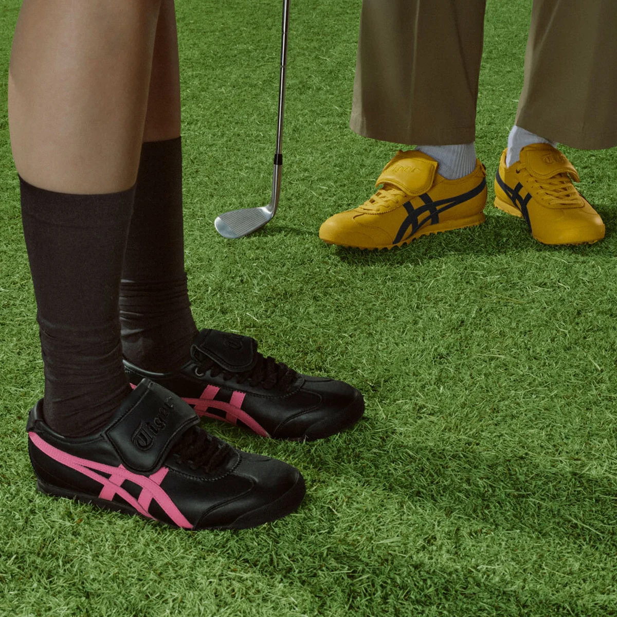 【おしゃれな大人のゴルフシューズ】オニツカタイガーの人気スニーカー「メキシコ 66」がゴルフ仕様に！