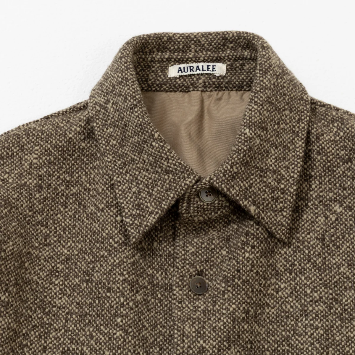 AURALEE｜ツイード シャツブルゾン