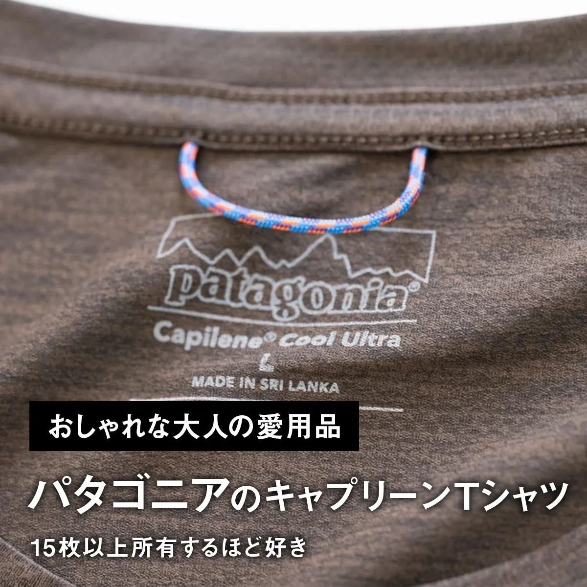 【おしゃれな大人の愛用品】15枚以上所有するほど好き。「パタゴニア」のキャプリーンTシャツ【買ってよかった】
