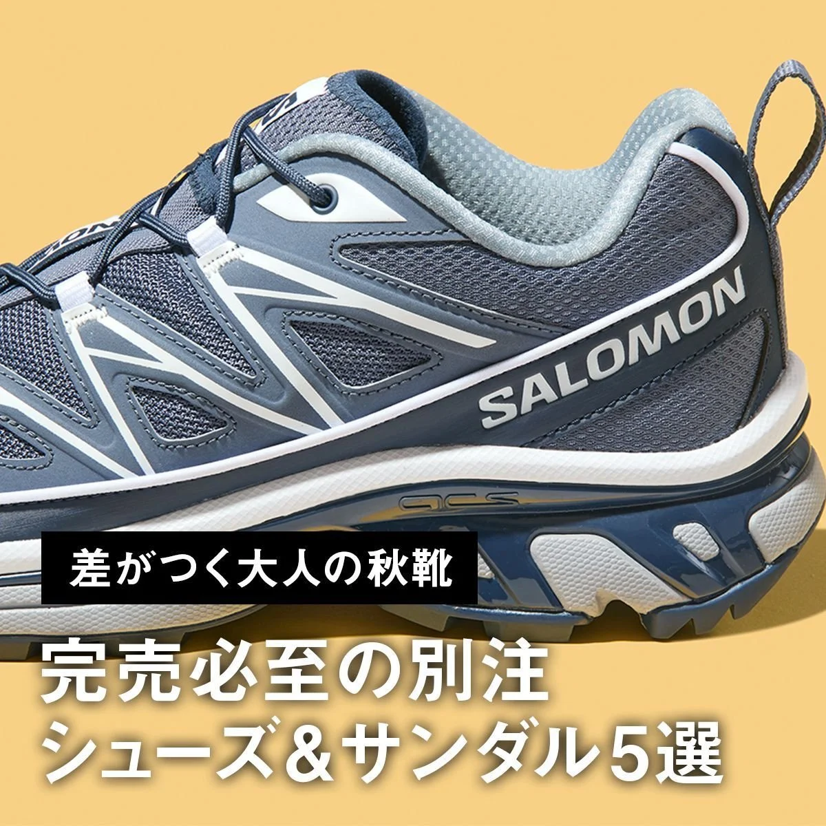 【差がつく大人の秋靴】完売必至の別注シューズ＆サンダル5選。サロモン「XT-6」の限定カラー、ビルケンシュトック「ボストン」も 