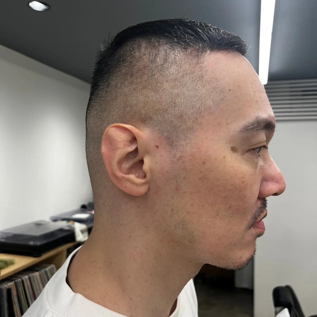 「つむじの流れに逆らわない」