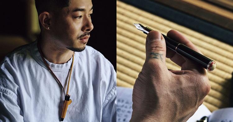 This is a Pen. モンブラン【長谷川昭雄「男子自身」拡大版