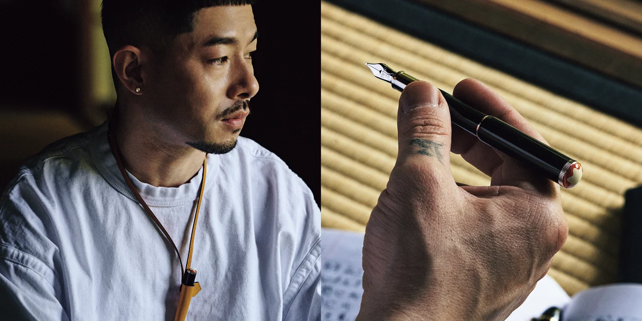 This is a Pen. モンブラン【長谷川昭雄「男子自身」拡大版