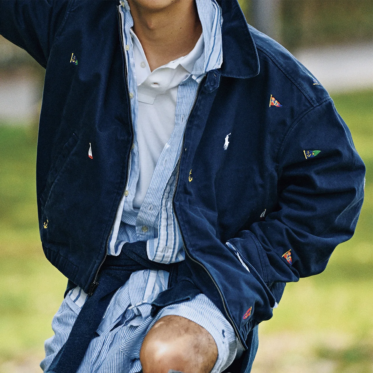 Polo by Ralph Lauren ネイビージャケット 4XB 長谷川昭雄 ポロ ラルフ ローレン【長谷川昭雄「男子自身」拡大版】 - FASHION | UOMO